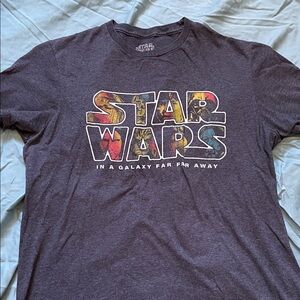 MAD Engine Star Wars Graphic Tee - Multicolor on Gray VINTAGE